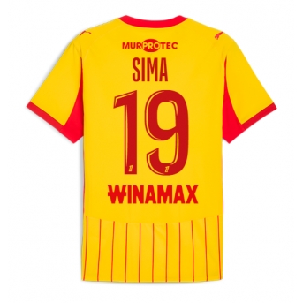 RC Lens Abdallah Sima #19 Maglia Gara Casa Repliche 2025-26 Maniche Corte